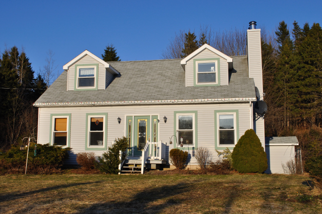 A walk around the yard after supper