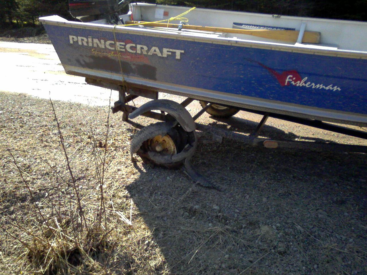 How to meet people: sit on the side of the road beside a boat