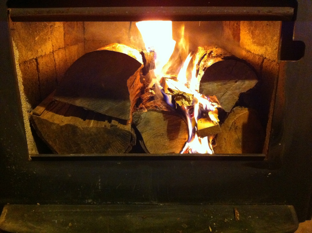 First fire of the 2012 heating season