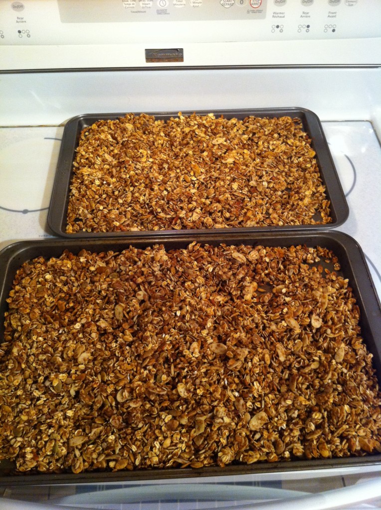 Homemade granola experiment
