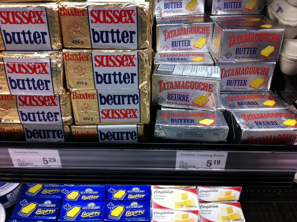 What is the price of butter where you are?